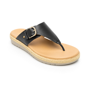 Women's Sandal with Extra Lightweight Sole Style 100221 Black