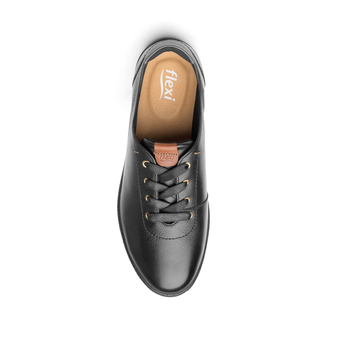Flexi Women's Soft Walking System Sneaker - Style 101901 Black
