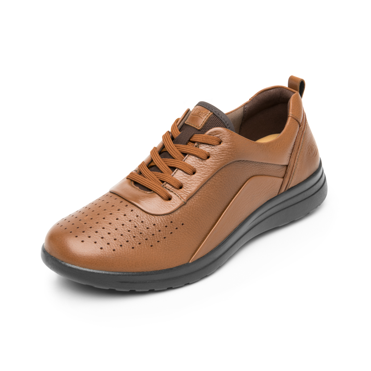Oxford Casual De Agujetas Flexi para Mujer con Recovery Form Estilo 102002 Café