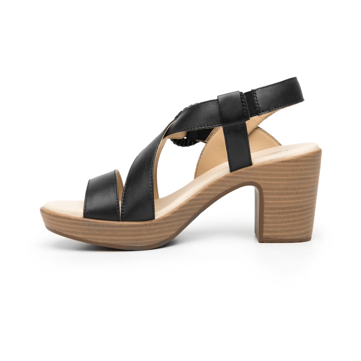 Women's Heeled Sandal Style 102919 Black