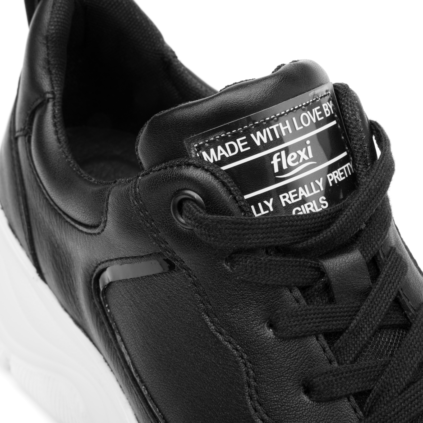 Sneaker Casual Sport Flexi with Extra Lightweight Women's Flowtek Sole - 103401 Style Black