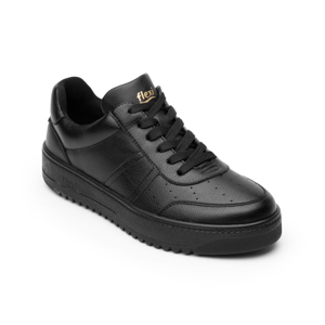 Sneaker Casual Flexi para Mujer con Plantilla Comfort Pad Estilo 103504 Negro