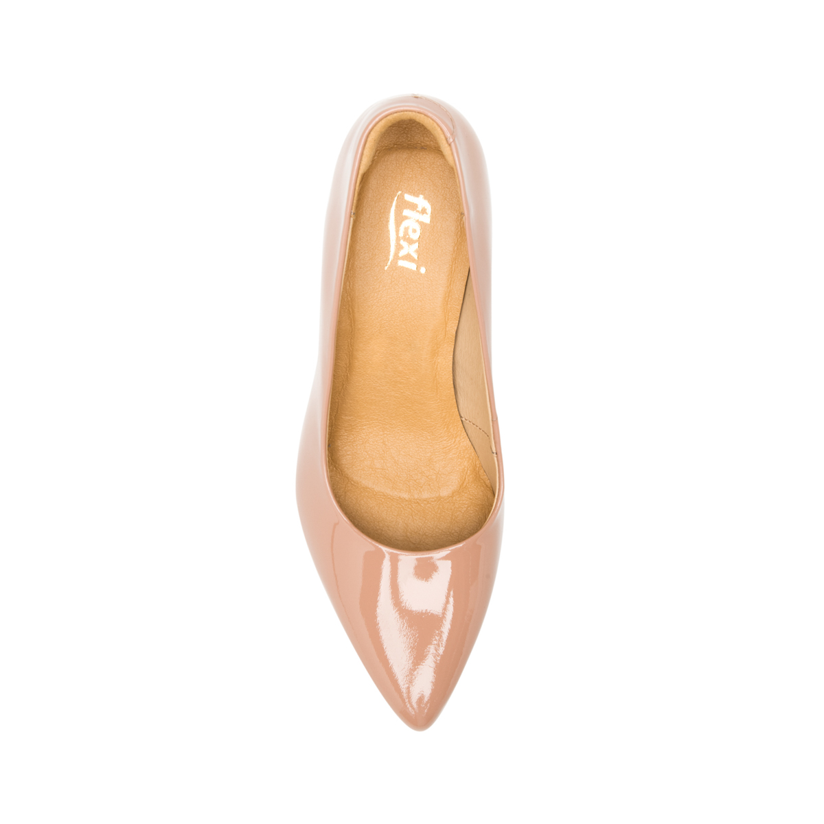 Women's Leather Dress Heels Style 104505 Nude