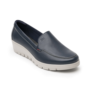 Loafer Con Plataforma Flexi para Mujer con Suela Extra Ligera Estilo 104806 Azul Loafer Con Plataforma Flexi para Mujer con Suela Extra Ligera Estilo 104806 Azul