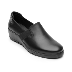 Women's Loafer with Extra Light Sole Style 104813 Black