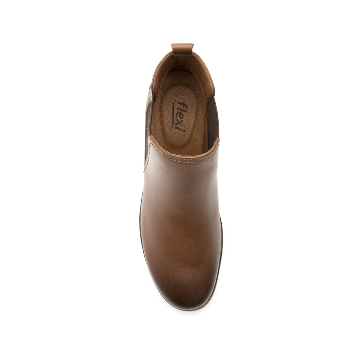 Botín Flexi para Mujer con Suela Extra Ligera Estilo 104814 Whisky