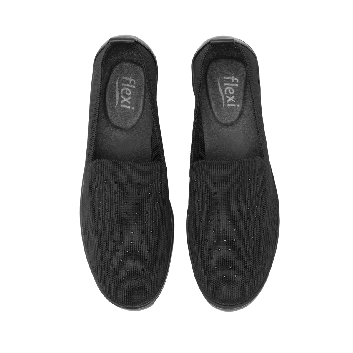 Women's Slip-On Shoe with Extra Lightweight Sole Style 104817 Black