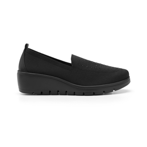 Women's Slip-On Shoe with Extra Lightweight Sole Style 104817 Black