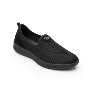 Women's Flexi Mesh Slip On with Extra Lightweight Sole Style 104901 Black