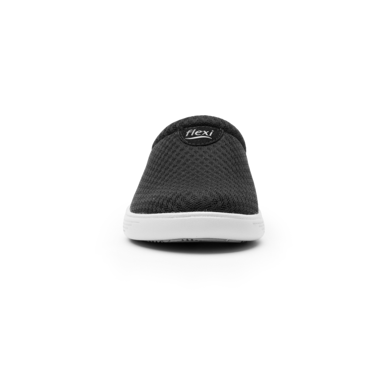 Slip On De Malla Flexi para Mujer con Flowtek Estilo 104902 Negro
