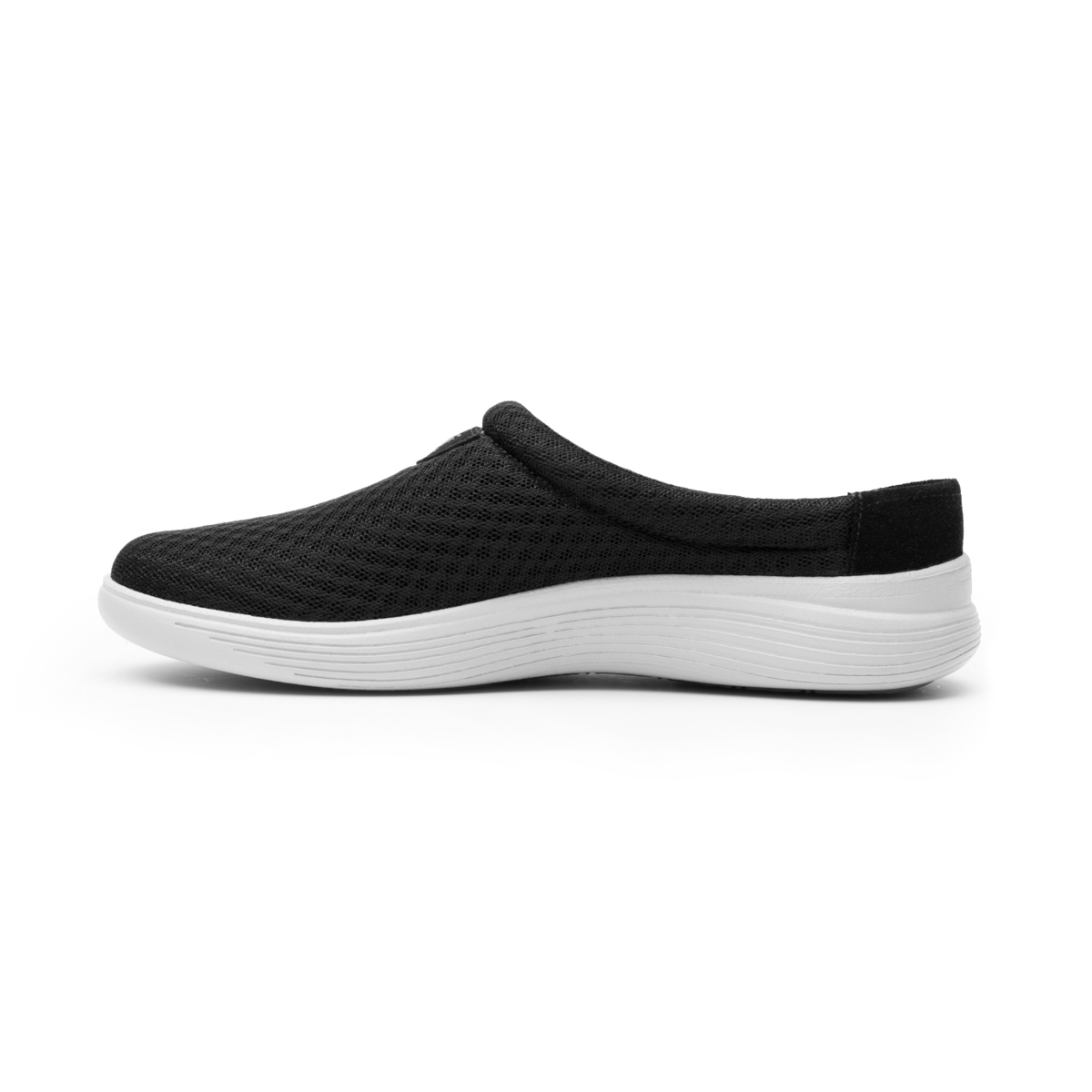 Slip On De Malla Flexi para Mujer con Flowtek Estilo 104902 Negro