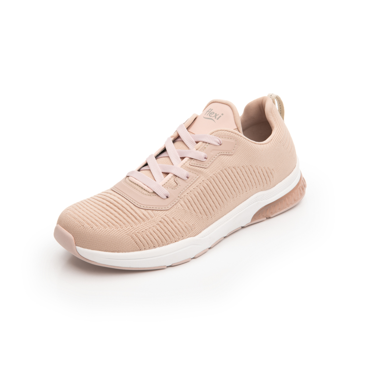 Sneaker Tejido Flexi para Mujer con Sistema Recovery Form Estilo Rosa | Flexi Site USA