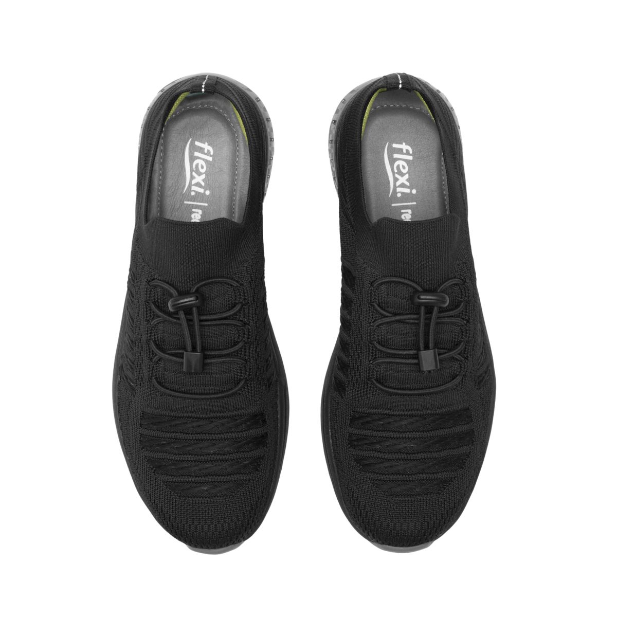 Sneaker Flexi para Mujer con Recovery Form Estilo 105110 Negro