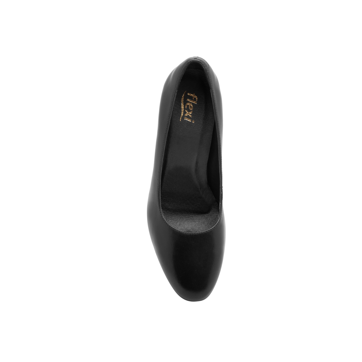 Women's Flexi Heeled Shoe with Recovery Form System Style 106001 Black