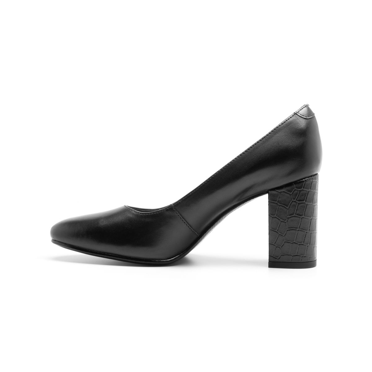 Women's Flexi Heeled Shoe with Recovery Form System Style 106001 Black