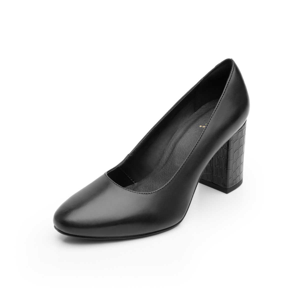 Women's Flexi Heeled Shoe with Recovery Form System Style 106001 Black