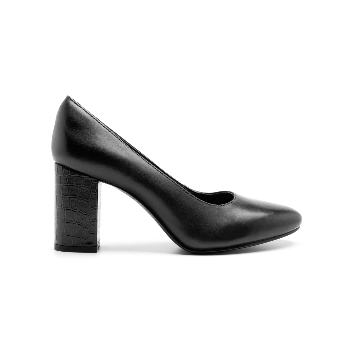 Women's Flexi Heeled Shoe with Recovery Form System Style 106001 Black