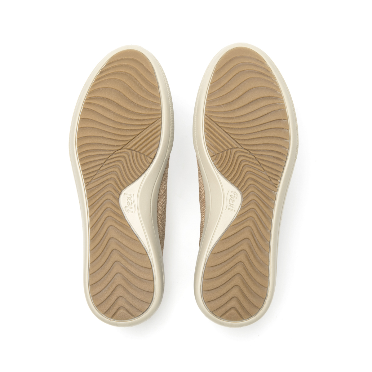 Slip On Flexi para Mujer con Sistema De Mejor Agarre Estilo 106306 Beige