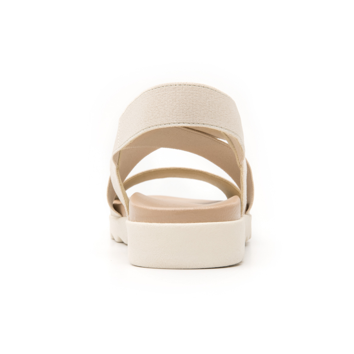 Sandalia Tiras Flexi para Mujer con Plantilla Confortable Estilo 107107 Beige