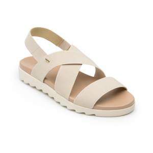 Women's Sandal with Anatomic Insole Style 107113 Beige