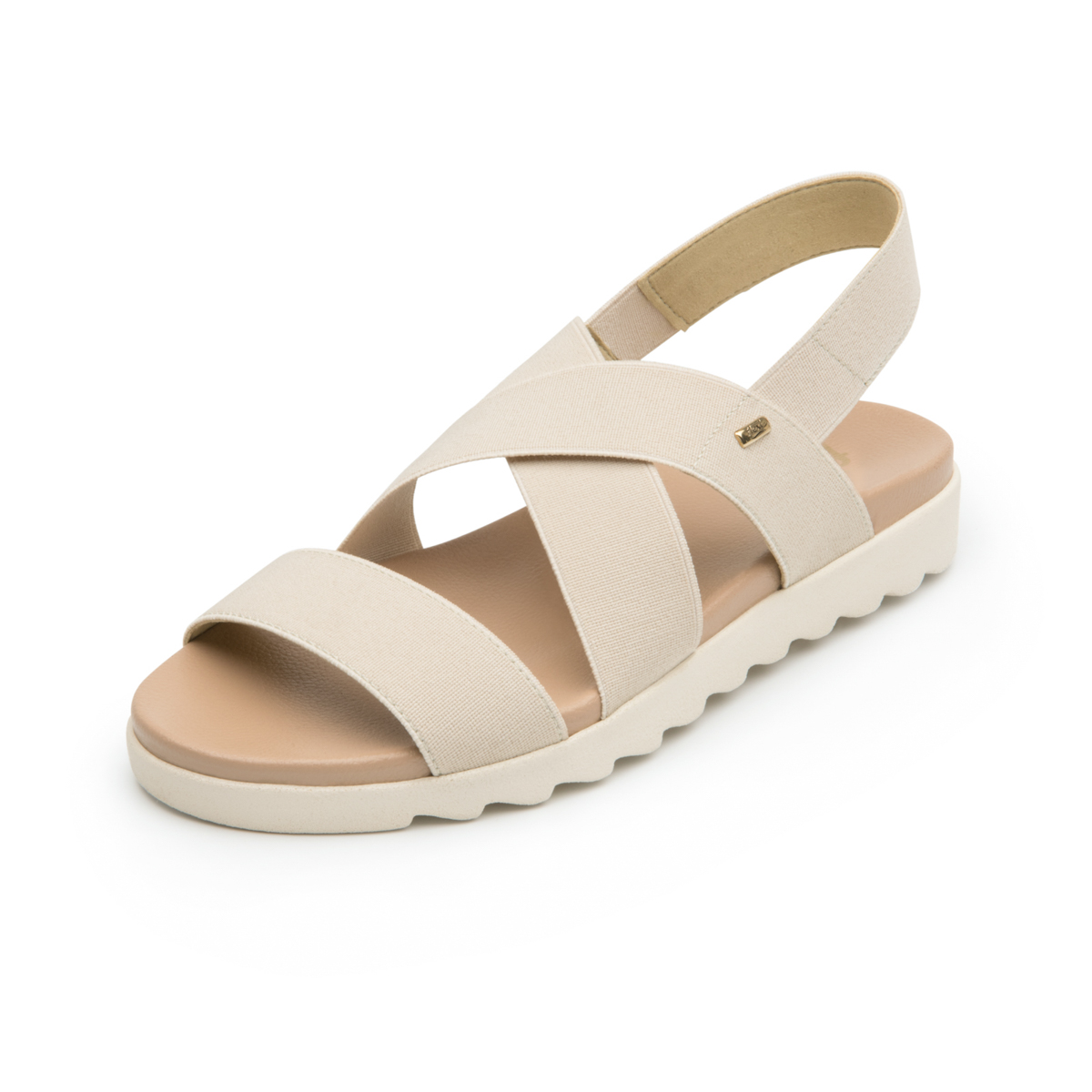 Women's Sandal with Anatomic Insole Style 107113 Beige
