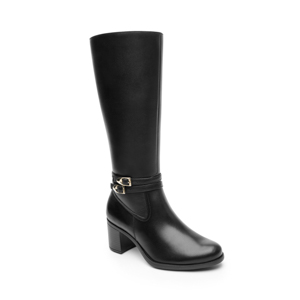 Women's Boot with Internal Zipper Style 109205 Black