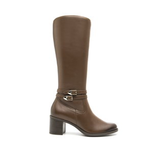 Women's High <em class="search-results-highlight">Boot</em> with Internal Zipper Style 109221 Whiskey