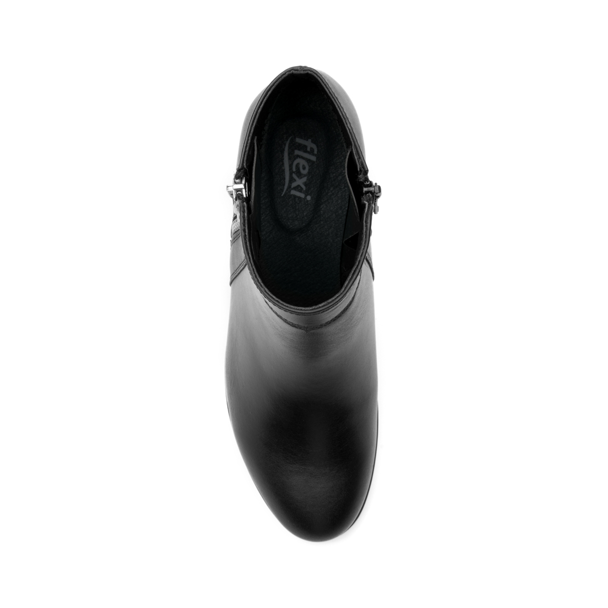 Botín De Tacón Flexi para Mujer Estilo 110011 Negro