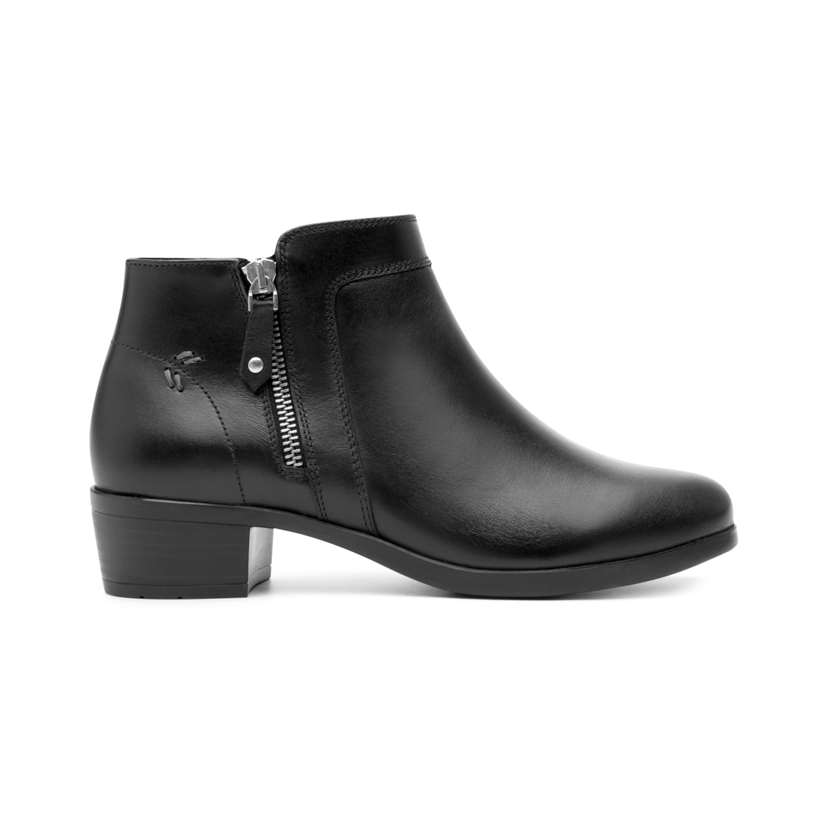 Botín De Tacón Flexi para Mujer Estilo 110011 Negro