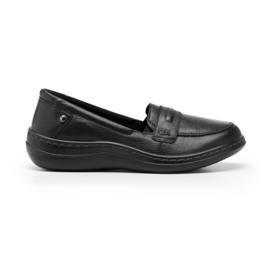 Women's Leather Comfort Shoe Style 110306 Black