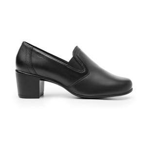 Zapato Casual De Tacón Flexi para Mujer Estilo 110401 Negro