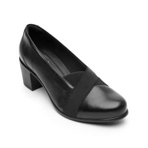 Women's Comfy Heel Style 110403 Black