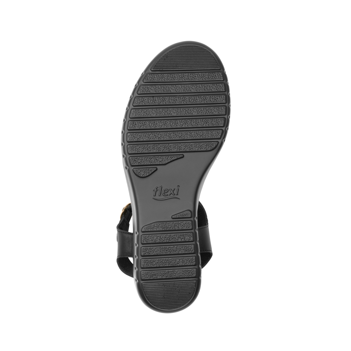 Sandalia Con Plataforma Flexi para Mujer Estilo 113307 Negro
