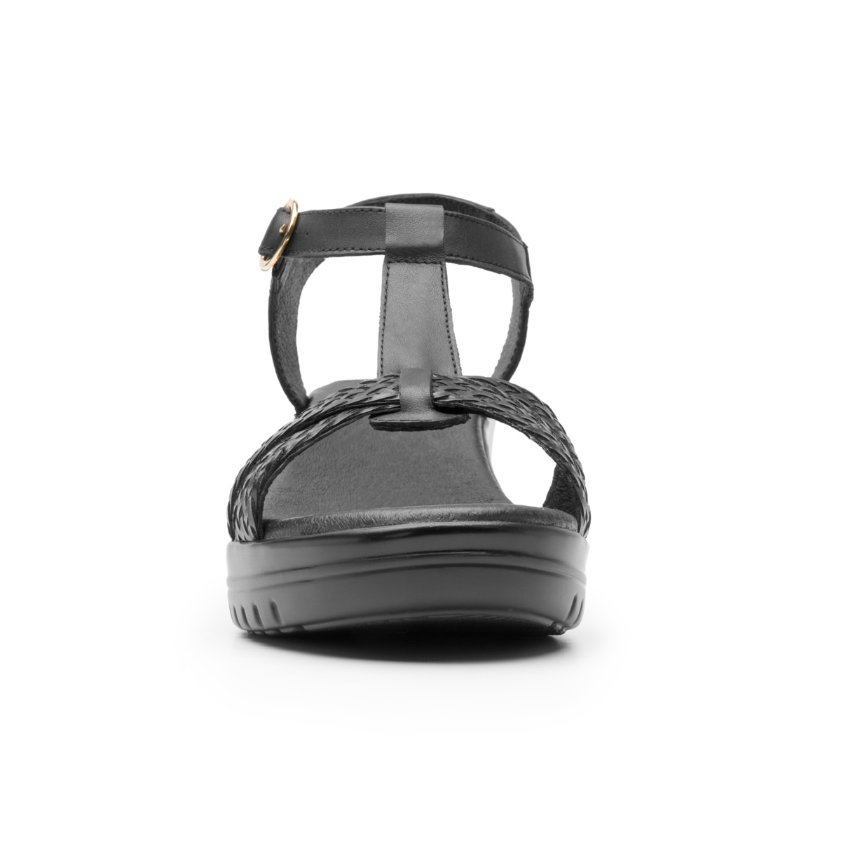 Sandalia Con Plataforma Flexi para Mujer Estilo 113307 Negro