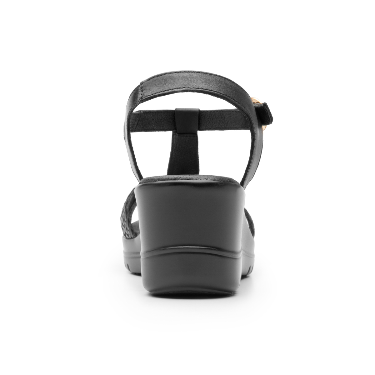 Sandalia Con Plataforma Flexi para Mujer Estilo 113307 Negro