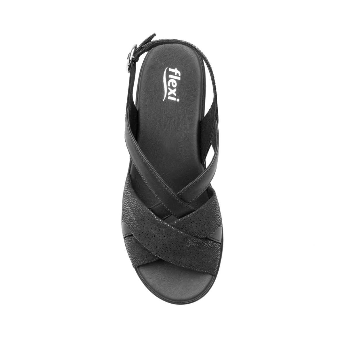Sandalia Casual Flexi para Mujer Estilo 116001 Negro
