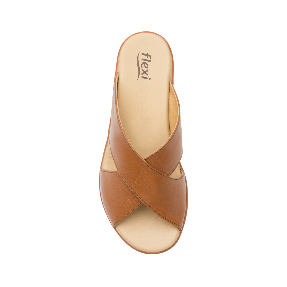 Sandalia Casual Flexi para Mujer Estilo 116007 Café
