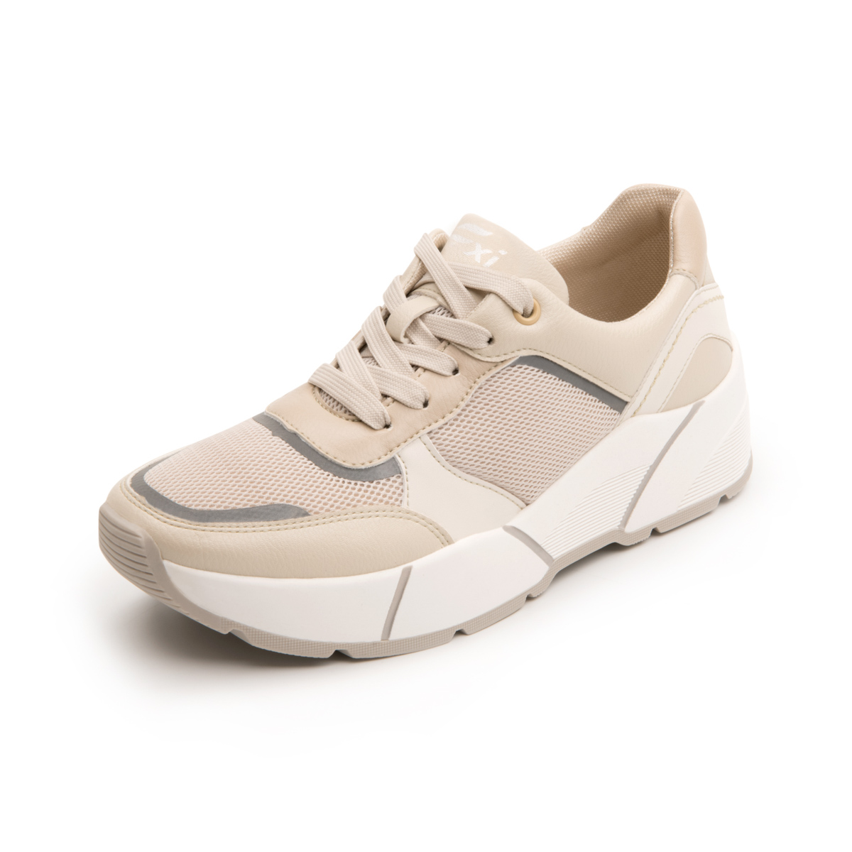 Sneaker Urbano Flexi para Mujer con Fxi Estilo 116403 Beige