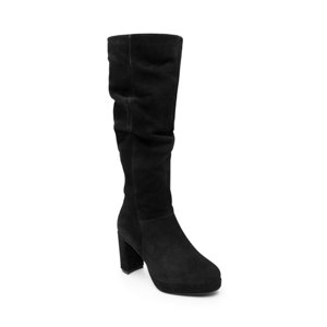 Bota Larga De Tacón Flexi para Mujer con Cierre Interno Estilo 118905 Negro Bota Larga De Tacón Flexi para Mujer con Cierre Interno Estilo 118905 Negro