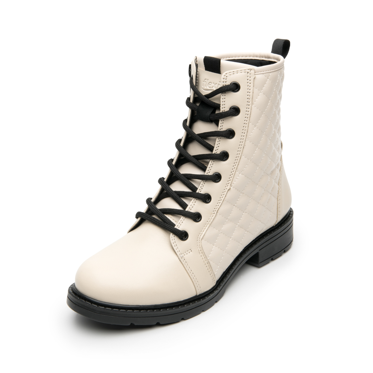 Women's Boot with Inner Zipper Style 119101 Cream
