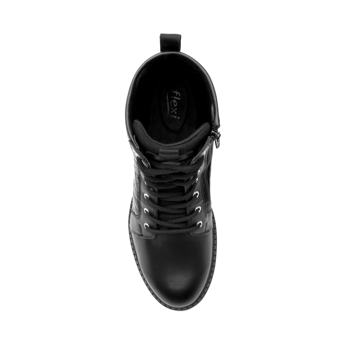 Women's Boot with Internal Zipper Style 119101 Black