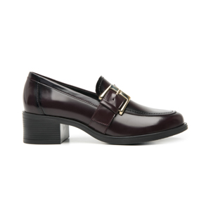 Women's Heeled Loafer Style 119507  Wine