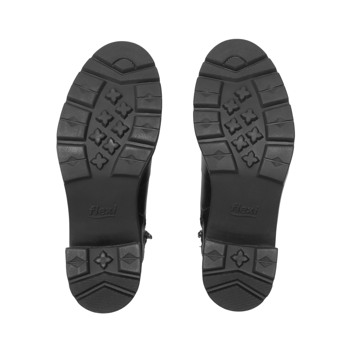 Bota Semivestir Flexi para Mujer con Cierre Interno Estilo 119606 Negro