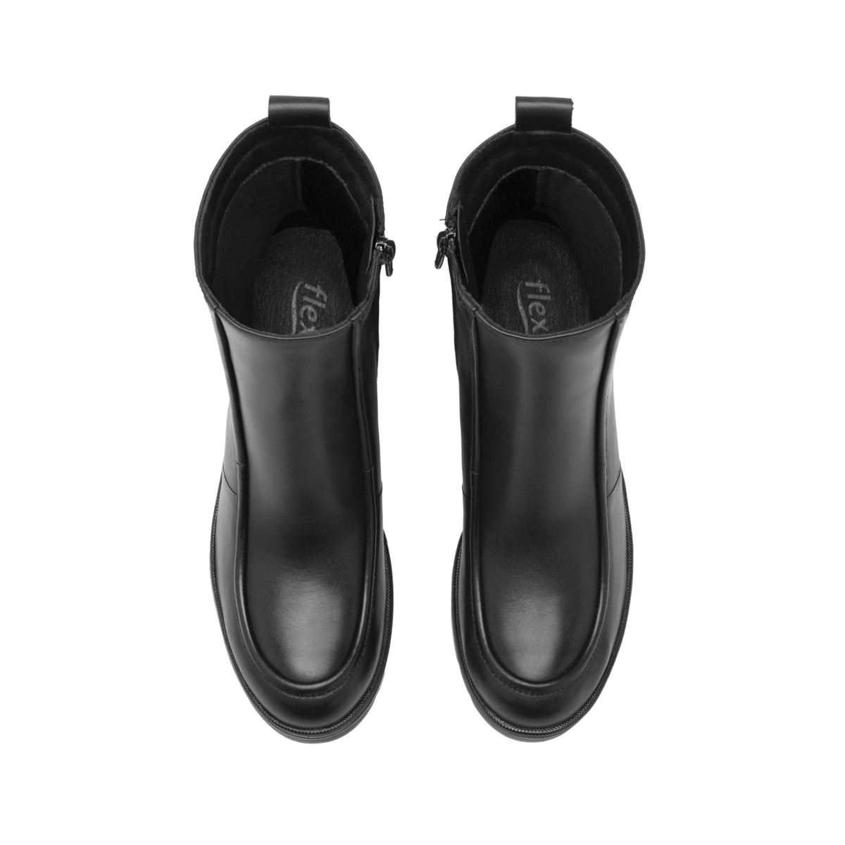 Bota Semivestir Flexi para Mujer con Cierre Interno Estilo 119606 Negro