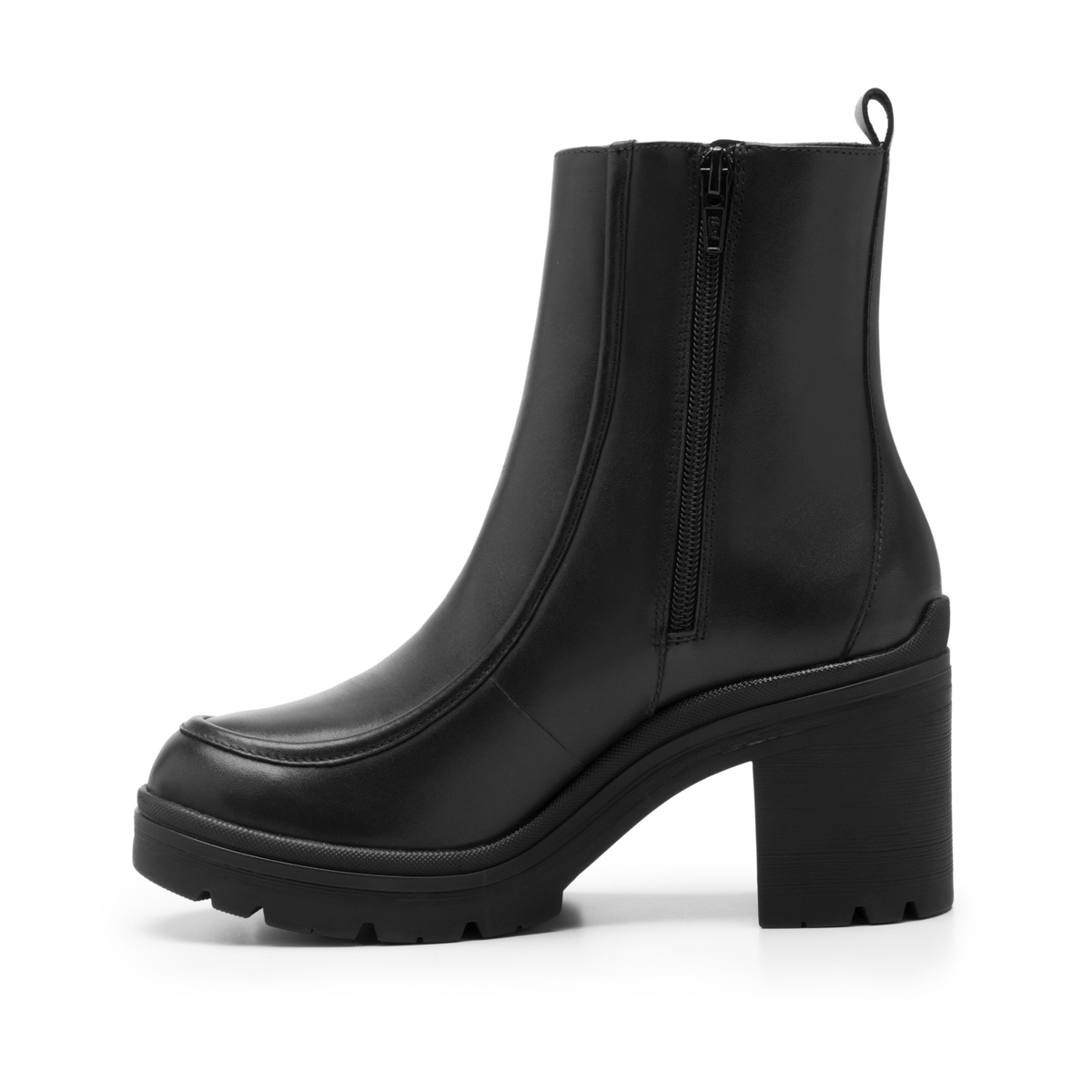 Bota Semivestir Flexi para Mujer con Cierre Interno Estilo 119606 Negro
