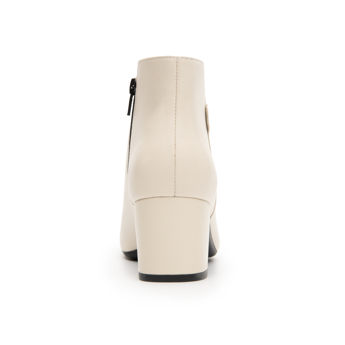 Women's Ankle Boots with Internal Zipper Style 119703 Beige