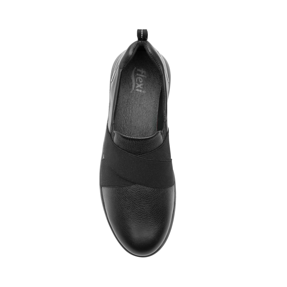 Slip On Con Elástico Flexi para Mujer con Suela Extra Ligera Estilo 119801 Negro