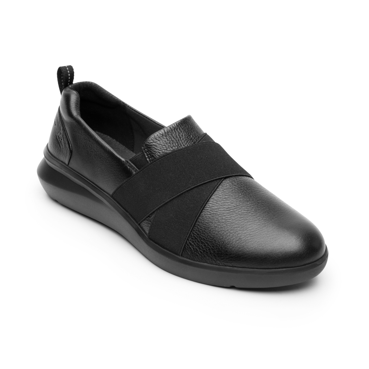 Slip On Con Elástico Flexi para Mujer con Suela Extra Ligera Estilo 119801 Negro