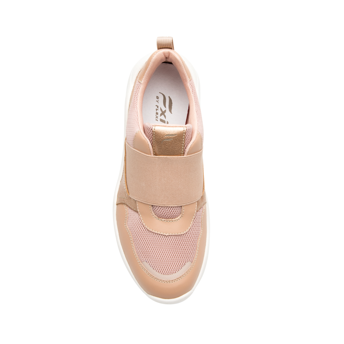 Woman's Urban Sneaker Slip On Fxi Style 120302 Pink