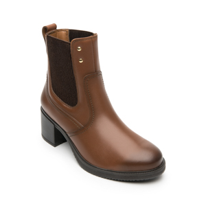Women's Elastic Boot Style 120503 Tan
